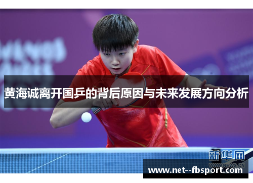 黄海诚离开国乒的背后原因与未来发展方向分析